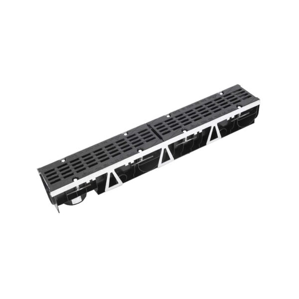 Водоотводные лотки с решетками. Серия Экотекk HEAVY Е-600 100 в сборе