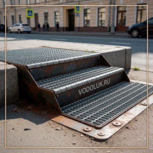 Ступени из сварного настила